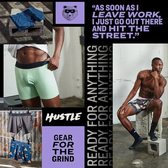 Pair of Thieves Hustle Men Boxer Briefs, 2-pack, Tie Dye XXXL - Picture 13 of 13